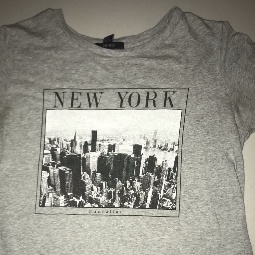 New York Grey Top